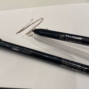 Arbonne it’s a fine line eye pencils. 3 full size twist up pencils Carob(brown)